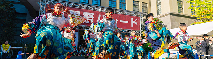 画像：稲門祭の様子