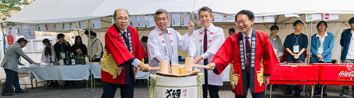 画像：稲門祭の様子